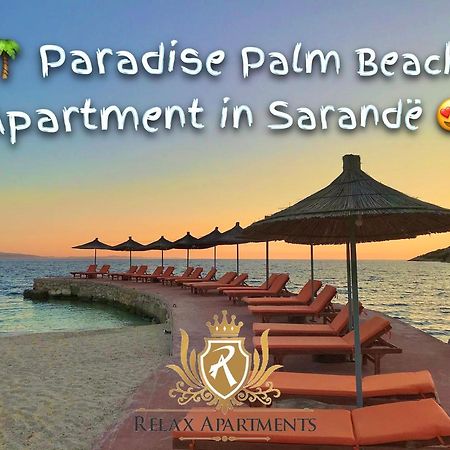 Paradise Palm Beach Apartment In Sarandë Exteriör bild